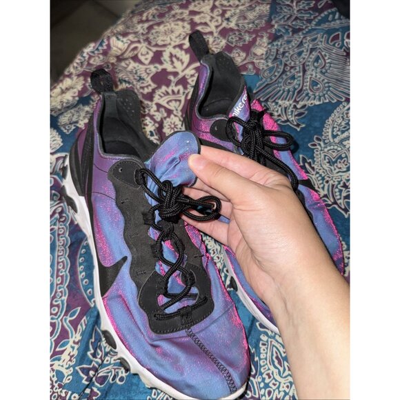 Nike React Element 55 PRM "Sunset" Black Purple White BQ9241-002 Men's 10 - Picture 7 of 12